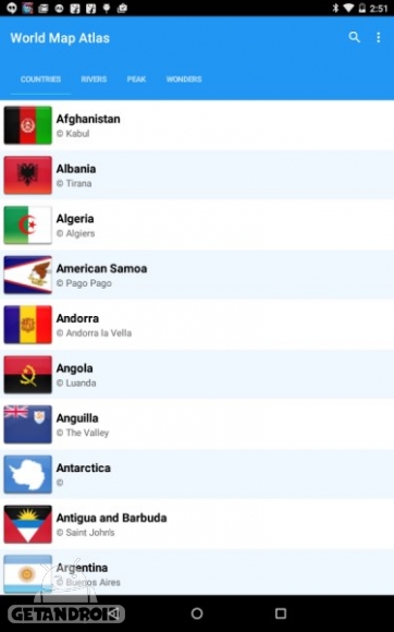 دانلود world atlas 2015 Premium 2.9.4 برنامه اطلس جغرافیایی کامل جهان اندروید