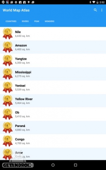 دانلود world atlas 2015 Premium 2.9.4 برنامه اطلس جغرافیایی کامل جهان اندروید