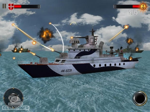 دانلود Sea Battleship Combat 3D 1.1 - بازی سه بعدی نبرد ناوها برای اندروید