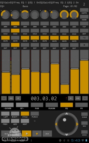 دانلود برنامه TouchDAW اندروید