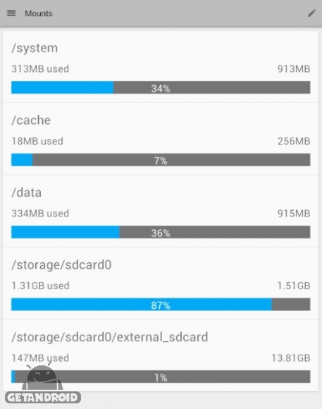 دانلود برنامه Storage Partitions اندروید