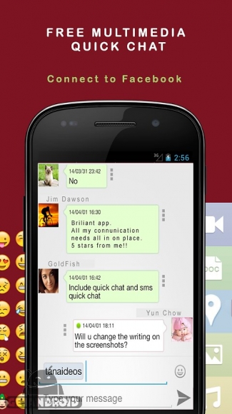 دانلود تانامی TanaMe PRO - All-in-One Comms 1.3.11 - برنامه پیام و تماس رایگان برای اندروید