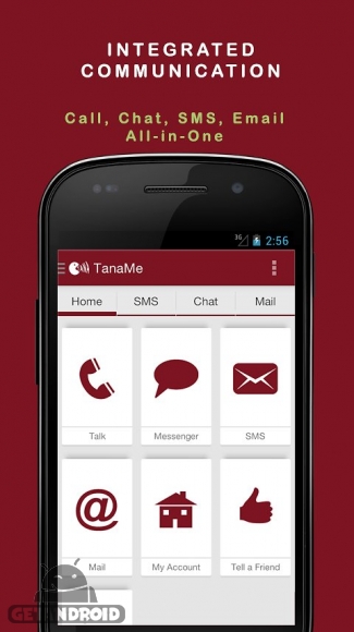 دانلود تانامی TanaMe PRO - All-in-One Comms 1.3.11 - برنامه پیام و تماس رایگان برای اندروید