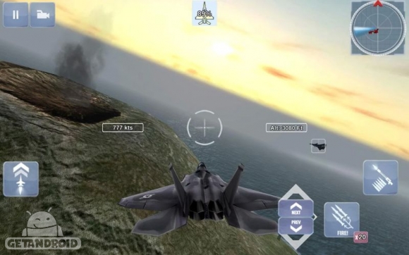 دانلود FoxOne Advanced Edition v2 - بازی نبرد هوایی برای اندروید + مود