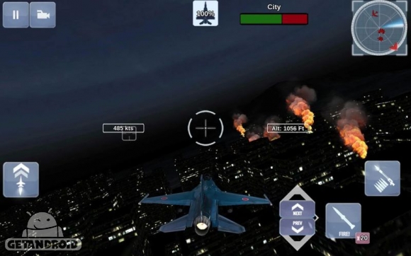 دانلود FoxOne Advanced Edition v2 - بازی نبرد هوایی برای اندروید + مود