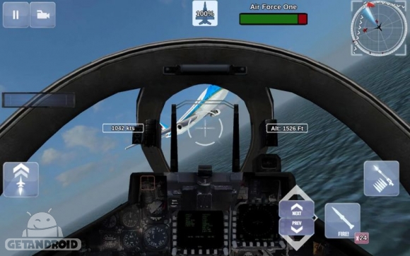 دانلود FoxOne Advanced Edition v2 - بازی نبرد هوایی برای اندروید + مود