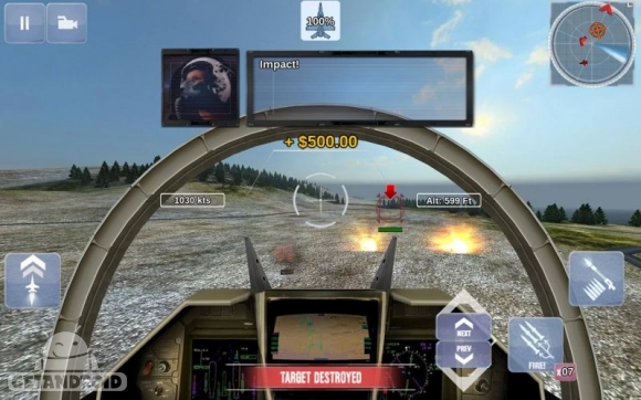 دانلود FoxOne Advanced Edition v2 - بازی نبرد هوایی برای اندروید + مود