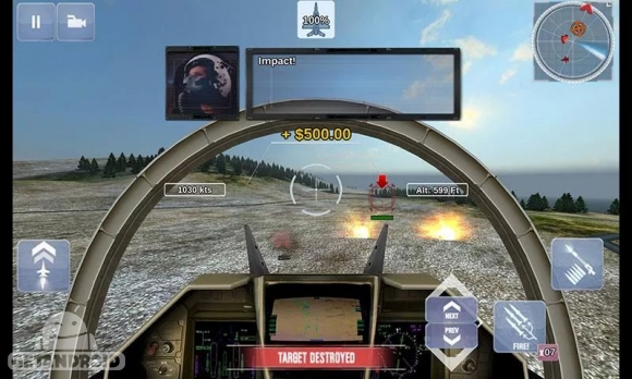 دانلود FoxOne Advanced Edition v2 - بازی نبرد هوایی برای اندروید + مود