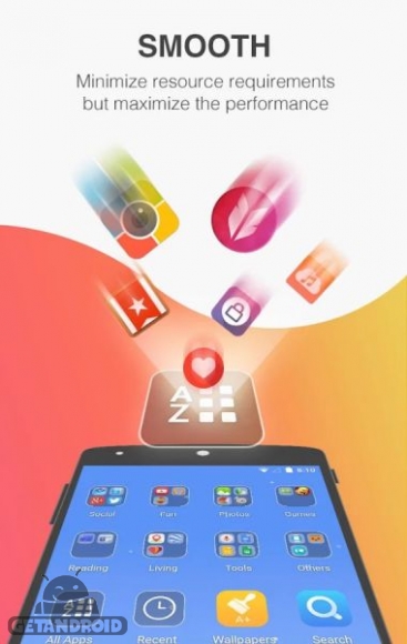 دانلود A+ Launcher - Smart & Stylish v2.5.0.1173 - لانچر ای پلاس برای اندروید