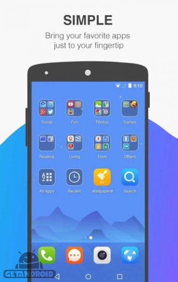 دانلود A+ Launcher - Smart & Stylish v2.5.0.1173 - لانچر ای پلاس برای اندروید