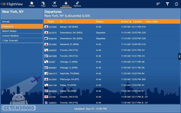 دانلود برنامه FlightView Elite FlightTracker اندروید