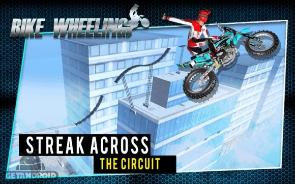 دانلود Bike Wheeling 1.3 - بازی موتورسواری اندروید + مود