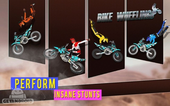 دانلود Bike Wheeling 1.3 - بازی موتورسواری اندروید + مود
