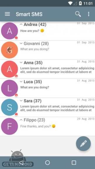 دانلود Smart SMS v3.5.1 - برنامه جایگزین اس ام اس اندروید