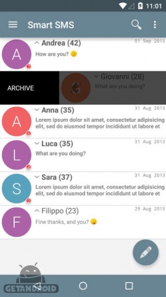 دانلود Smart SMS v3.5.1 - برنامه جایگزین اس ام اس اندروید