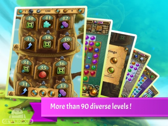 دانلود Jewel Tree: Match It HD Full 1.0 – بازی جواهرات همرنگ اندروید