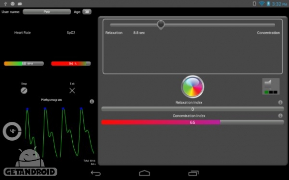 دانلود StressLocator Pro 2.38 برنامه تست سلامتی و تمرکز اندروید