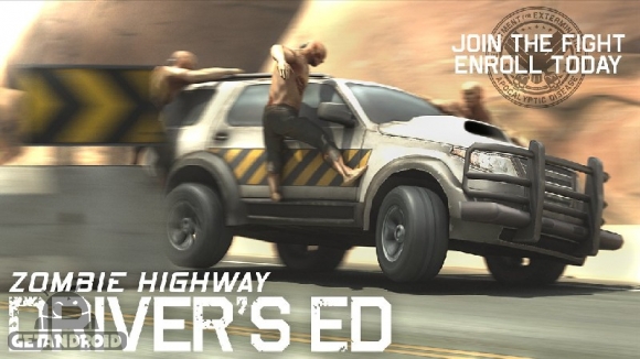 دانلود Zombie Highway: Driver's Ed 1.0.1 - بازی اتوبان زامبی‌ها: نسخه آموزش راننده ها برای اندروید + مود
