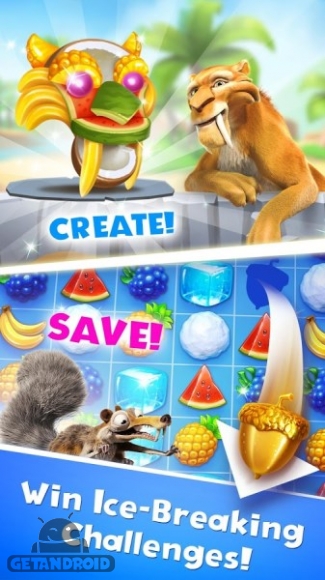 دانلود Ice Age Avalanche 1.1.0p بازی بهمن عصر یخبندان اندروید