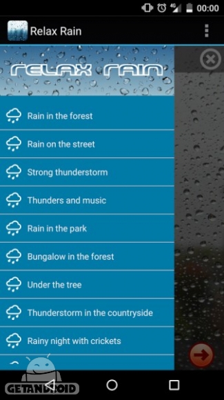 دانلود برنامه Relax Rain اندروید
