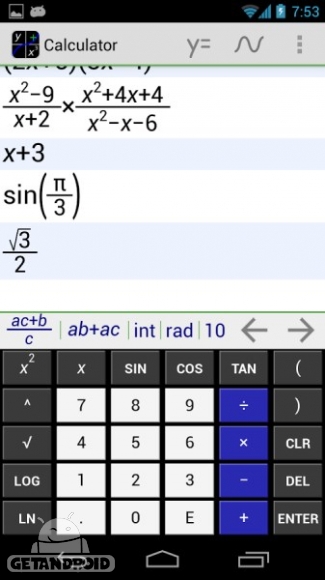 دانلود MathAlly Graphing Calculator + 2.8.1 ماشین حساب رسم نمودار اندروید