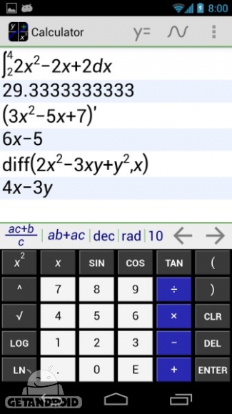 دانلود MathAlly Graphing Calculator + 2.8.1 ماشین حساب رسم نمودار اندروید