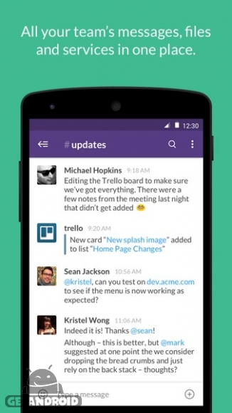دانلود برنامه Slack اندروید