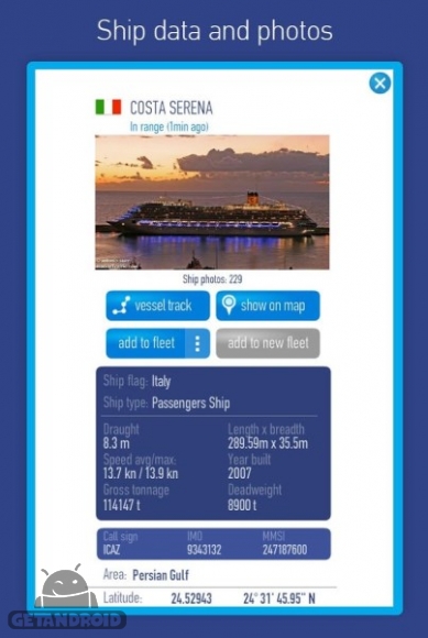 دانلود برنامه MarineTraffic ship positions اندروید
