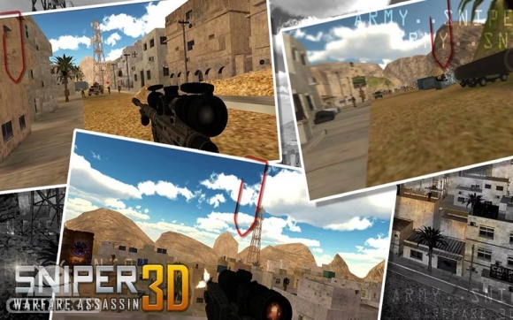 دانلود Sniper Warfare Assassin 3D 1.0.3 - بازی نبرد تک تیرانداز برای اندروید