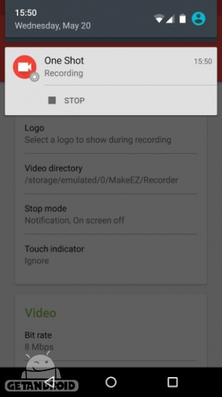 دانلود One Shot screen recorder (PRO) 1.2.10 فیلمبرداری از صفحه نمایش اندروید