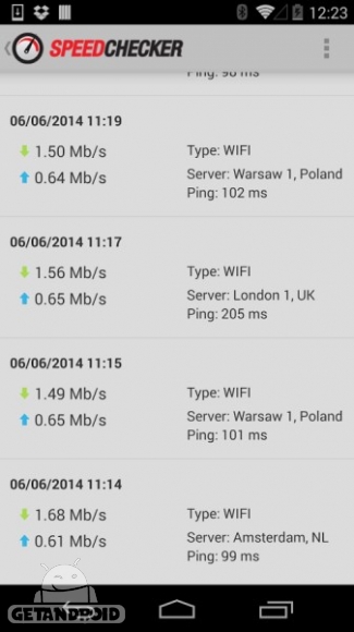 دانلود برنامه Internet Speed Test by Speedchecker اندروید