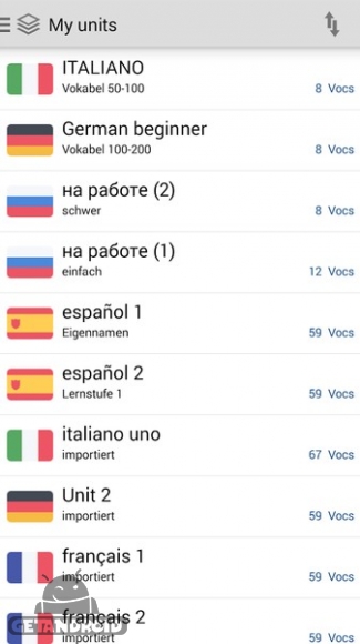 دانلود Vocab Trainer Pro v3.1.0 - برنامه آموزش لغت برای اندروید