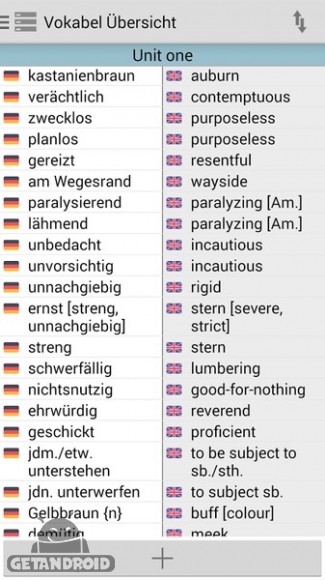 دانلود Vocab Trainer Pro v3.1.0 - برنامه آموزش لغت برای اندروید