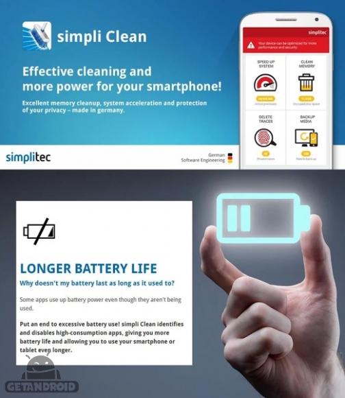 دانلود simpli Clean (Speed Booster) v1.5.0.169 - برنامه بهینه ساز اندروید