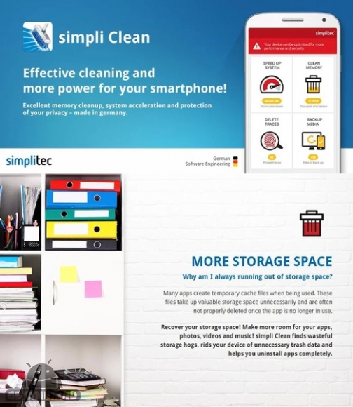 دانلود simpli Clean (Speed Booster) v1.5.0.169 - برنامه بهینه ساز اندروید