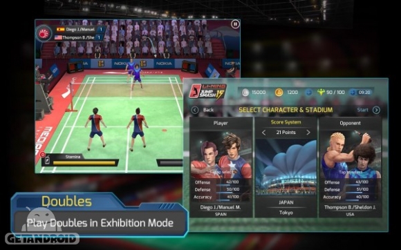 دانلود Li-Ning Jump Smash 15 v1.1.3 – بازی بدمینتون حرفه ای اندروید