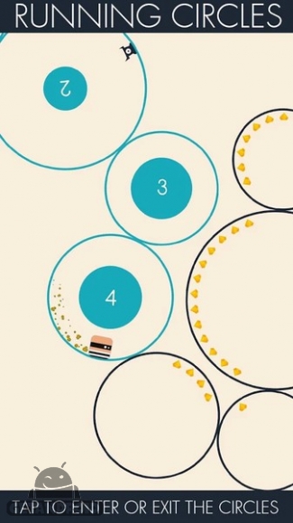دانلود Running Circles 1.1.0 - بازی محبوب حلقه‌های چرخان برای اندروید