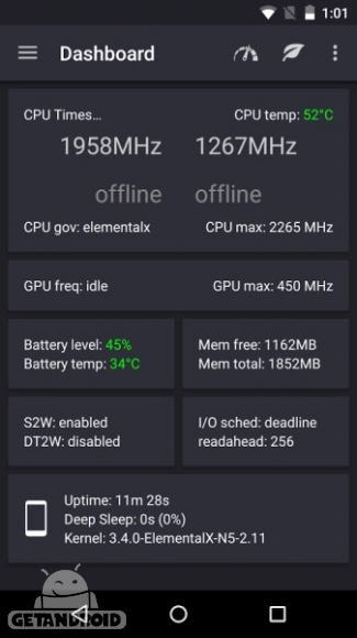 دانلود برنامه EX Kernel Manager اندروید