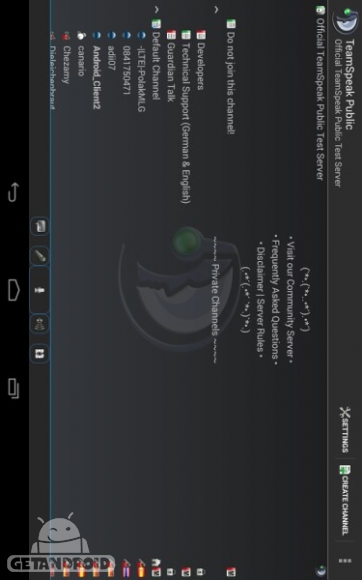 دانلود برنامه TeamSpeak 3 اندروید