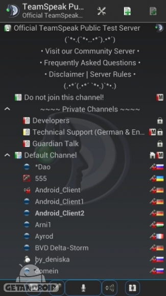 دانلود برنامه TeamSpeak 3 اندروید