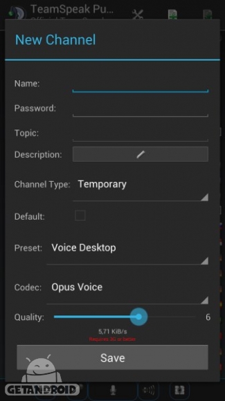 دانلود برنامه TeamSpeak 3 اندروید