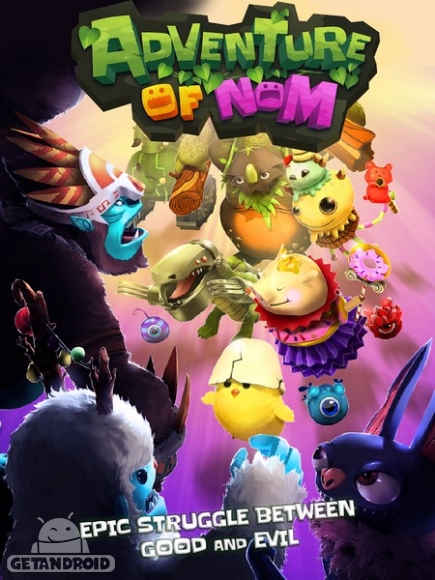 دانلود Adventure of Nom 1.1.3 - بازی ماجراهای نوم برای اندروید