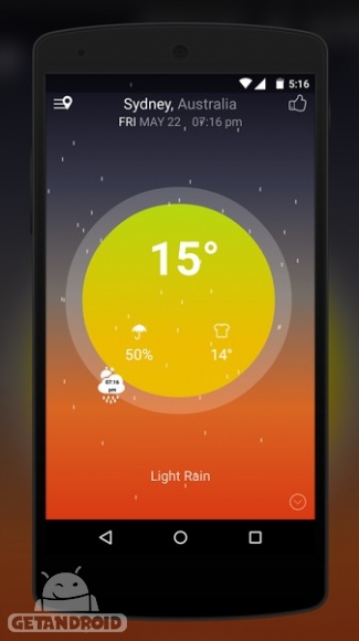 دانلود Wthr Pro - Weather with Radar v1.1 - برنامه هواشناسی جدید اندروید
