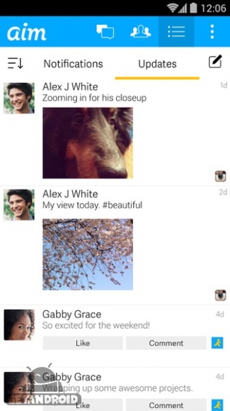 دانلود AIM 2.9.2.2 - برنامه پیام رسان اندروید + نسخه ویندوز و مک