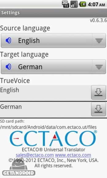 دانلود Universal Translator 1.6.3.2m برنامه مترجم و دیکشنری آفلاین اندروید