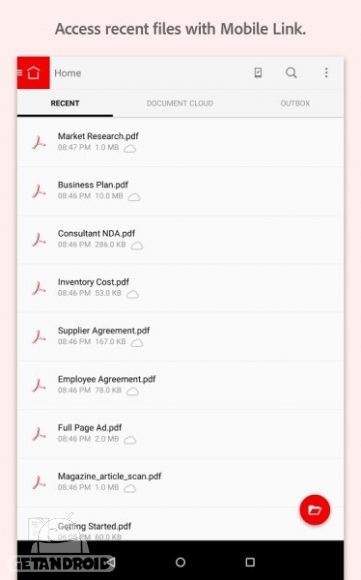 دانلود برنامه Adobe Acrobat Reader اندروید