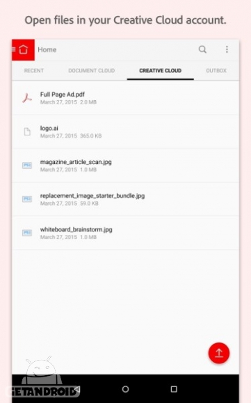 دانلود برنامه Adobe Acrobat Reader اندروید