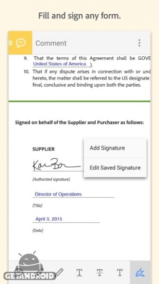 دانلود برنامه Adobe Acrobat Reader اندروید