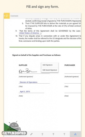 دانلود برنامه Adobe Acrobat Reader اندروید