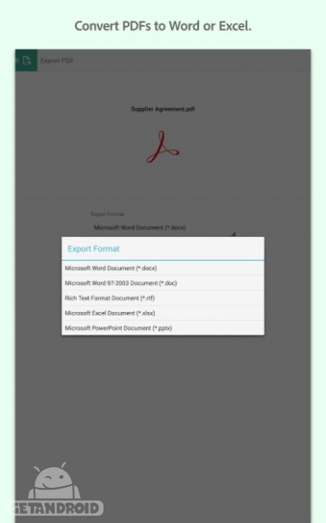 دانلود برنامه Adobe Acrobat Reader اندروید